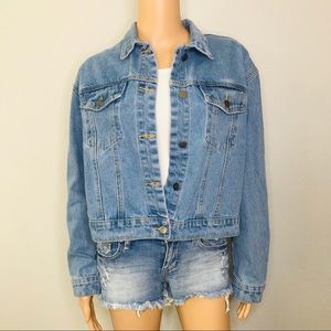 Superdown Raya Rhinestone Fringe Jacket 
